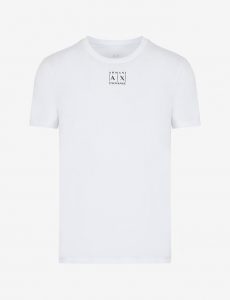 Armani Exchange – T-shirt slim fit in jersey di cotone pima