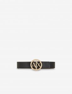 ARMANI EXCHANGE – Cintura double face Nero/Beige