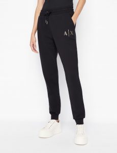 Armani Exchange – Pantaloni sportivi in felpa di cotone pima organico