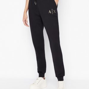 Armani Exchange – Pantaloni sportivi in felpa di cotone pima organico