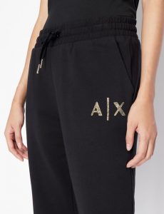 Armani Exchange – Pantaloni sportivi in felpa di cotone pima organico