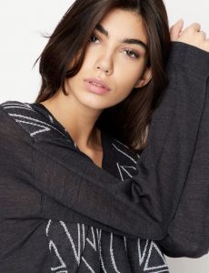 ARMANI EXCHANGE – Maglia Donna con Scollo a V
