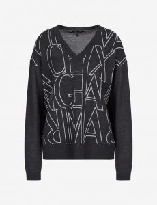 ARMANI EXCHANGE – Maglia Donna con Scollo a V