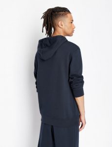 ARMANI EXCHANGE – Felpa con Cappuccio in Misto Cotone Organico
