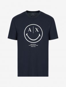 Armani Exchange – T-shirt regular fit in cotone organico