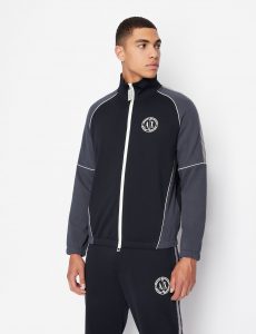 ARMANI EXCHANGE – Felpa Uomo Full Zip Bicolor