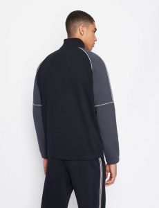 ARMANI EXCHANGE – Felpa Uomo Full Zip Bicolor