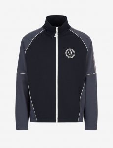 ARMANI EXCHANGE – Felpa Uomo Full Zip Bicolor