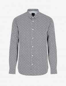 Armani Exchange – Camicia in raso di cotone