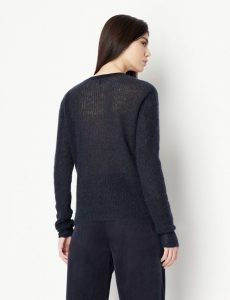 ARMANI EXCHANGE – Maglia Donna Girocollo e Brand Logo