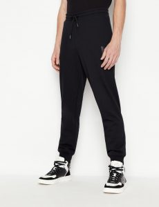 Armani Exchange – Pantaloni sportivi in misto cotone organico