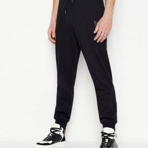 Armani Exchange – Pantaloni sportivi in misto cotone organico