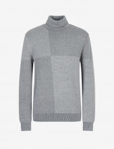 ARMANI EXCHANGE – Maglione a Collo Alto in Misto Viscosa