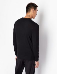 ARMANI EXCHANGE – Maglione Girocollo in Cotone, Viscosa e Seta 14gg