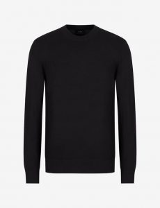 ARMANI EXCHANGE – Maglione Girocollo in Cotone, Viscosa e Seta 14gg