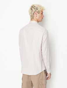 Armani Exchange – Camicia in cotone dobby