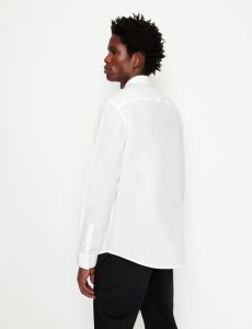 Armani Exchange – Camicia in popeline di cotone