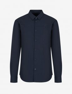 Armani Exchange – Camicia in popeline di cotone