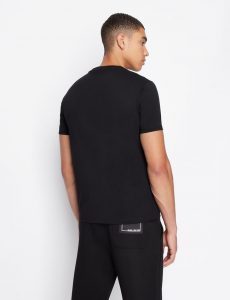 Armani Exchange – T-shirt regular fit in cotone pima organico