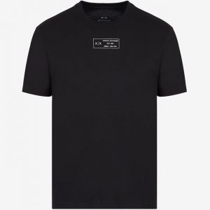 Armani Exchange – T-shirt regular fit in cotone pima organico