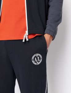 Armani Exchange – Pantaloni sportivi in felpa di cotone