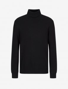 ARMANI EXCHANGE – Maglione a Collo Alto in Misto Viscosa