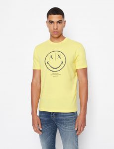 Armani Exchange – T-shirt regular fit in cotone organico