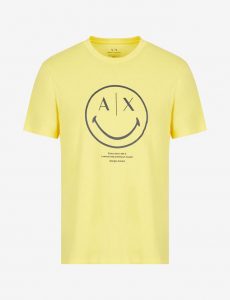 Armani Exchange – T-shirt regular fit in cotone organico