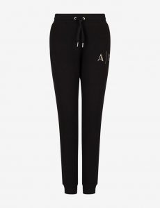 Armani Exchange – Pantaloni sportivi in felpa di cotone organico