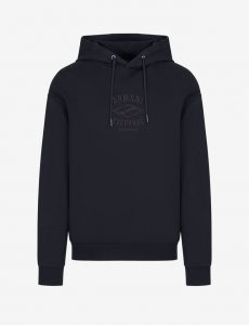ARMANI EXCHANGE – Felpa Uomo con Cappuccio Nero