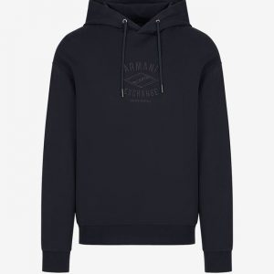 ARMANI EXCHANGE – Felpa Uomo con Cappuccio Nero