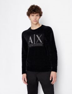 ARMANI EXCHANGE – Maglia Uomo Girocollo Nero
