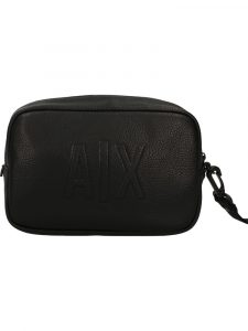 ARMANI EXCHANGE – Pochette Pelle Nera