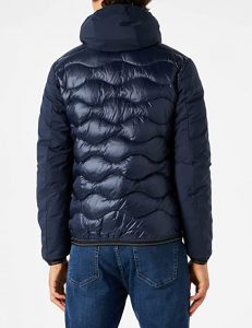 BLAUER – Piumino Uomo Nylon e Neoprene con Taschino Nixon Blue
