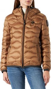 BLAUER – PIUMINO Donna AD ONDE CON CAPPUCCIO GEORGIA TABACCO