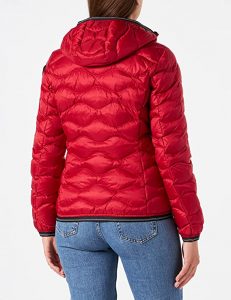 BLAUER – PIUMINO Donna AD ONDE CON CAPPUCCIO GEORGIA ROSSO
