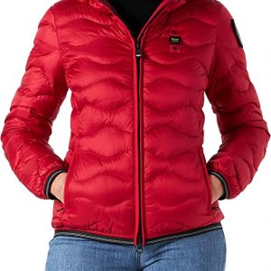 BLAUER – PIUMINO Donna AD ONDE CON CAPPUCCIO GEORGIA ROSSO