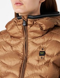 BLAUER – PIUMINO Donna AD ONDE CON CAPPUCCIO GEORGIA TABACCO