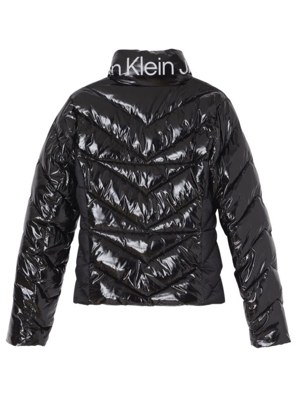CALVIN KLEIN – PIUMINO Donna CON Logo imbottito con colletto in piumino