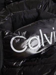 CALVIN KLEIN – PIUMINO Donna CON Logo imbottito con colletto in piumino