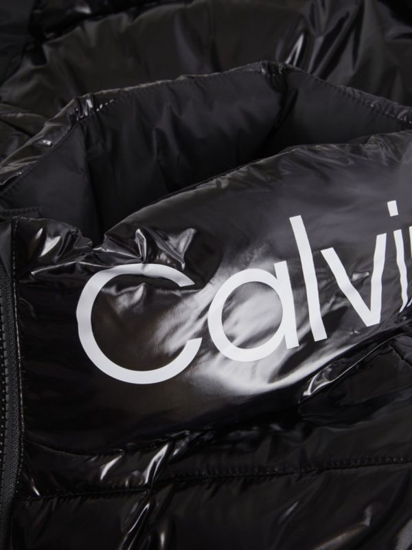 CALVIN KLEIN – PIUMINO Donna CON Logo imbottito con colletto in piumino
