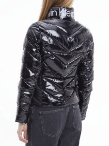 CALVIN KLEIN – PIUMINO Donna CON Logo imbottito con colletto in piumino