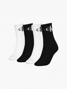 CALVIN KLEIN – Calzini a Metà Polpaccio in Confezione Regalo da 4