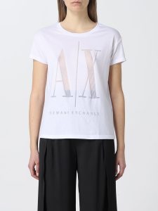 Armani Exchange – T-shirt regular fit con macro-logo