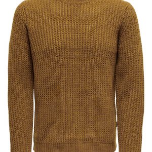 ONLY & SONS – Maglione Uomo Marrone