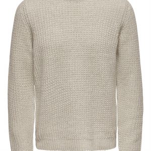 ONLY & SONS – Maglione Uomo Bianco Antico