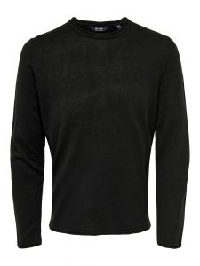 Only&Sons – Pullover Paricollo Nero