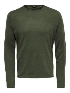 Only&Sons – Pullover Paricollo Verde