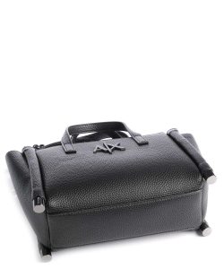 ARMANI EXCHANGE – Borsa Donna a Mano in Pelle Sintetica Nero