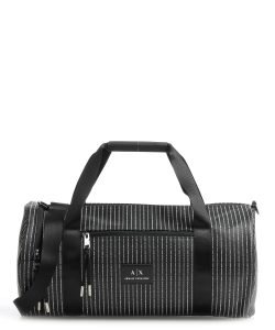 ARMANI EXCHANGE – Borsone Unisex Logo All-Over Nero